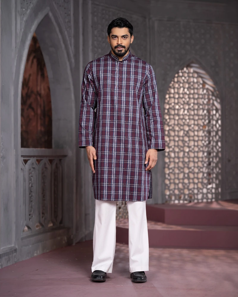 Men's Brown Classic Panjabi